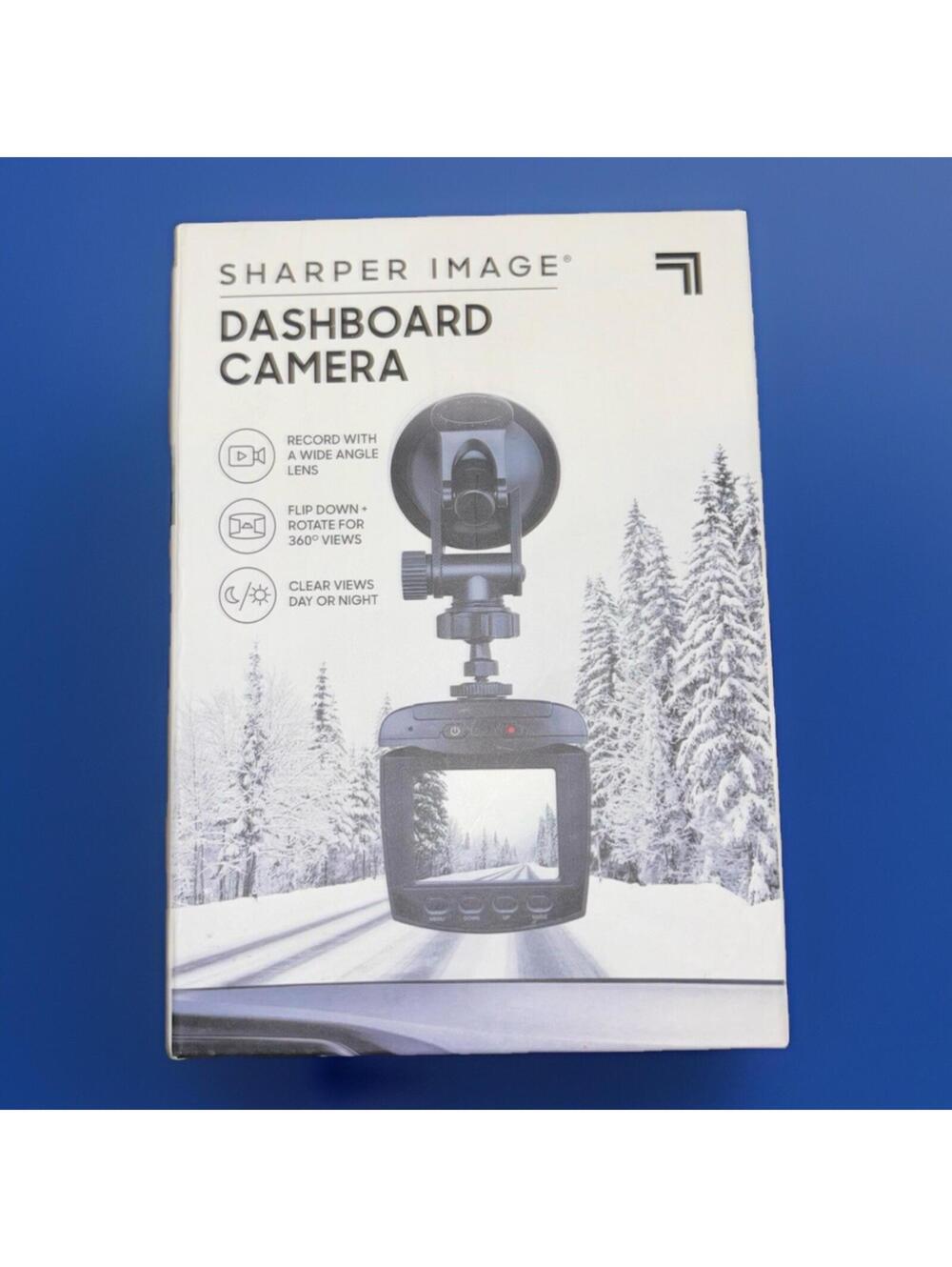 Sharper Image Dashboard Camera  with Wide Angle Lens - Black NEW